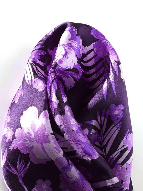Silk All Over Purple Pochette