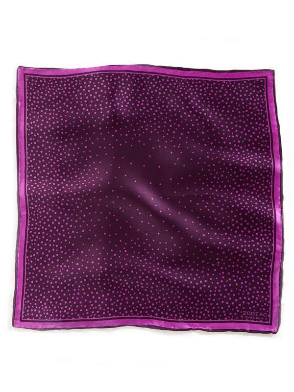Silk Dark Purple Pochette