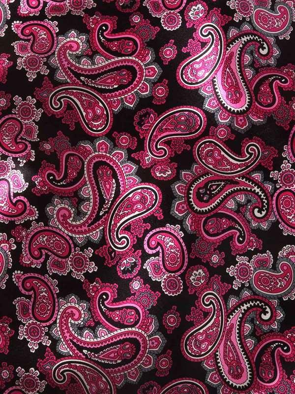 Silk Paisley Pink Pochette