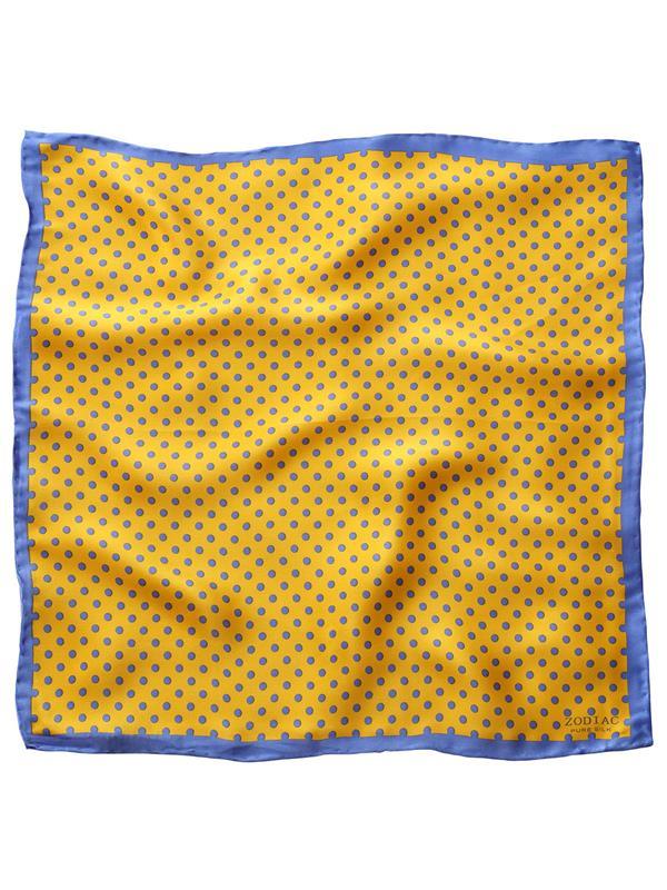 Yellow Printed Polka Dot Pochette