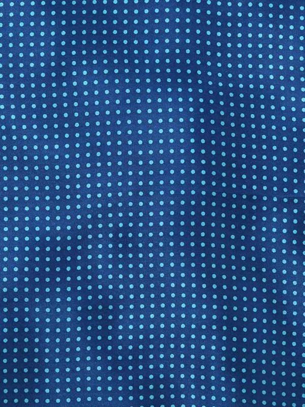 Silk Polka Dot Blue Pochette
