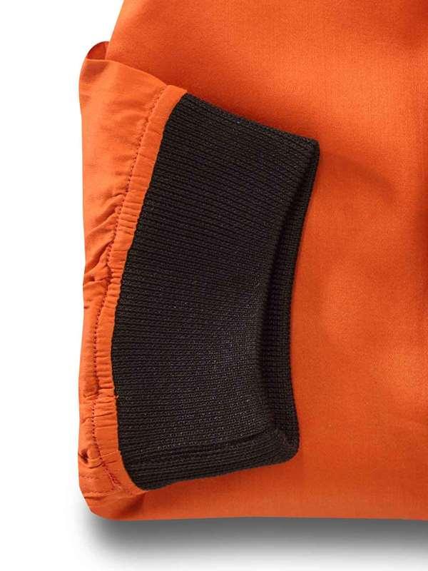 Stefano Orange Solid Full sleeve single cuff Slim Fit  Blended Shirt