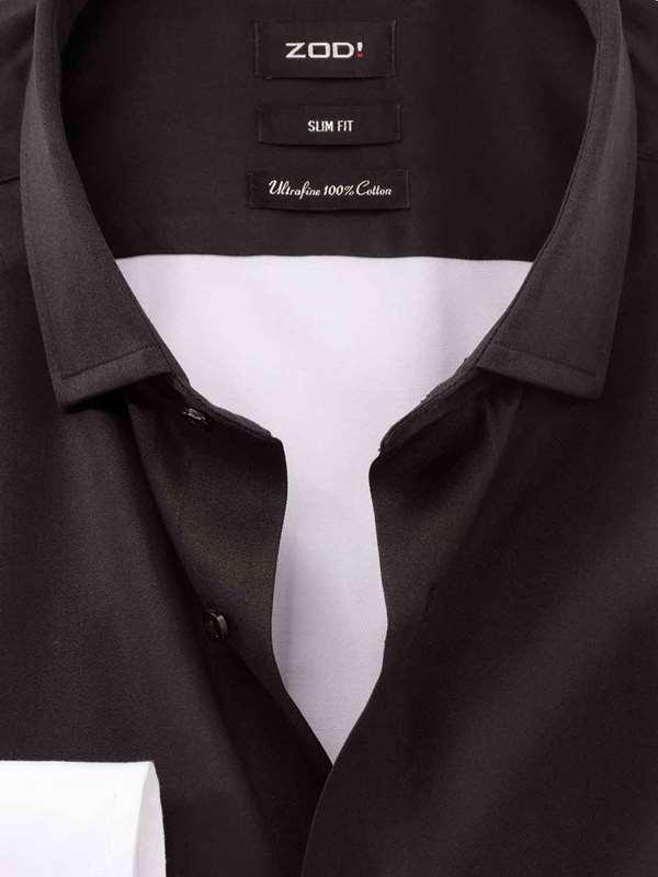 Tormund White Solid Full sleeve single cuff Slim Fit  Cotton Shirt