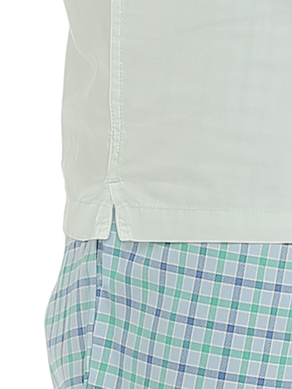 Sea Green Tailored Fit Cotton Shurta