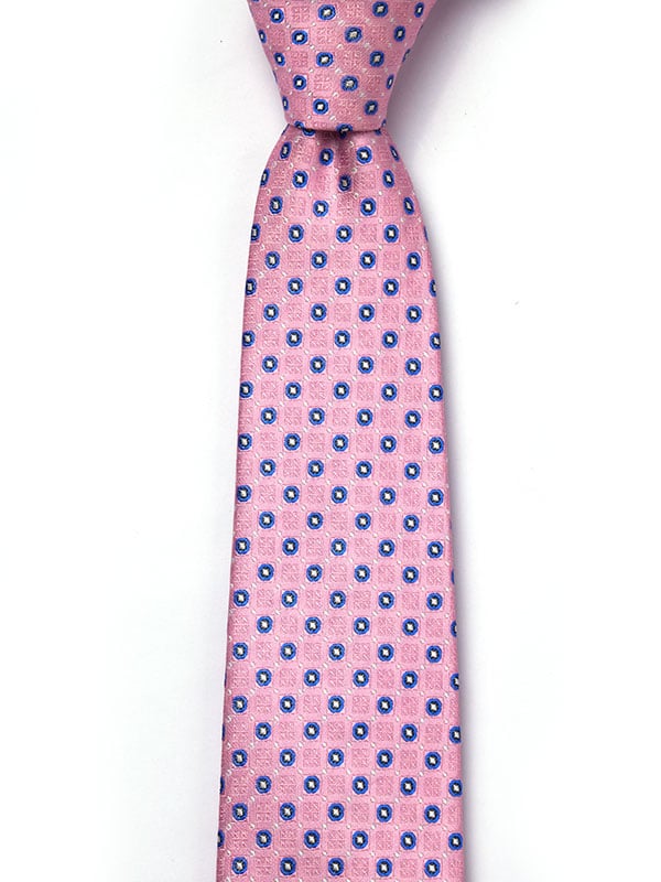 Florentine Minimal Dark Pink Silk Tie