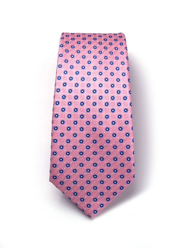 Florentine Minimal Dark Pink Silk Tie
