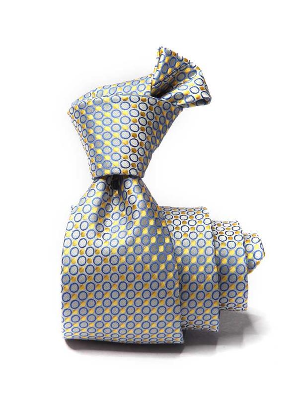 Kingscrest Minimal Medium Yellow Polyester Tie