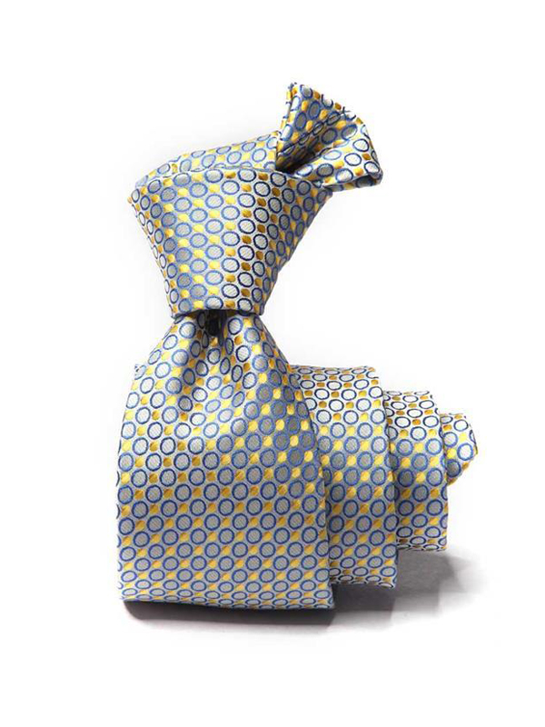 Kingscrest Minimal Medium Yellow Polyester Tie