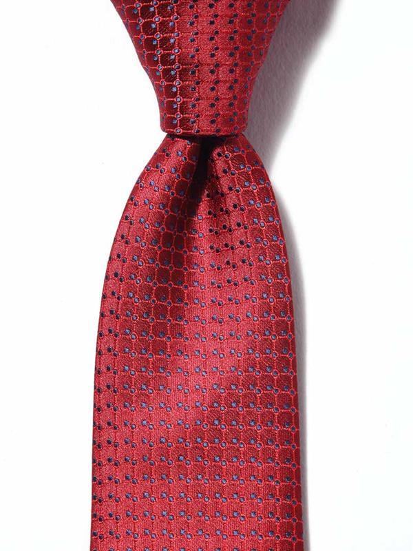 Kingscrest Minimal Medium Maroon Polyester Tie