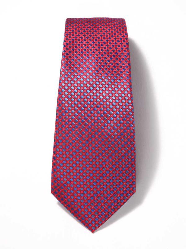 Kingscrest Minimal Dark Red Polyester Tie