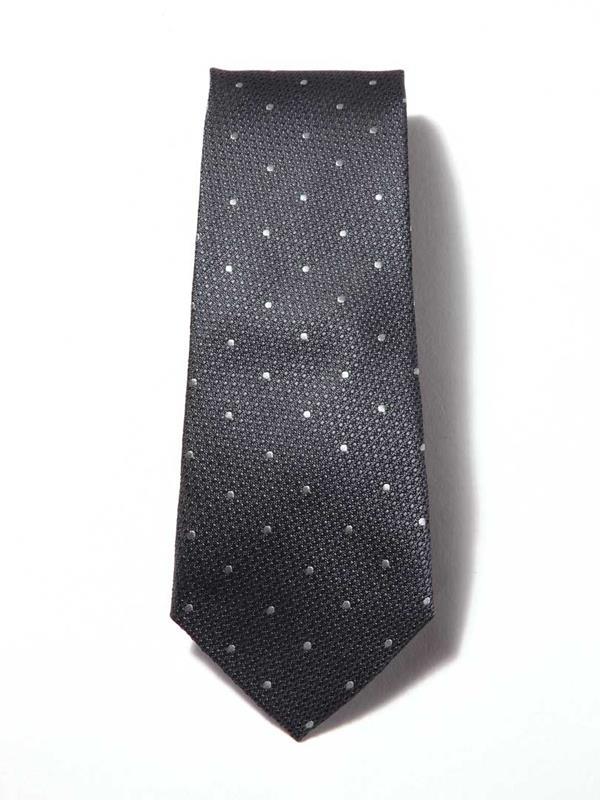 Kingscrest Minimal Dark Grey Polyester Tie