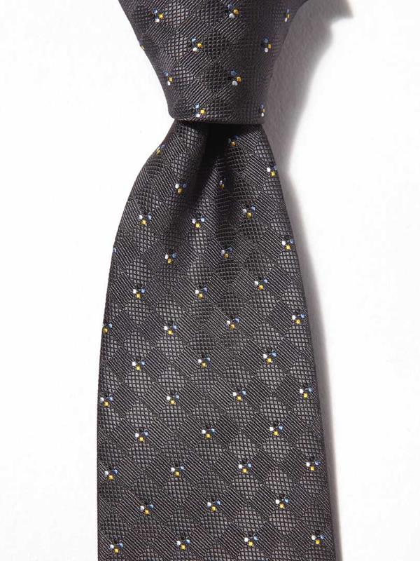Kingscrest Minimal Medium Grey Polyester Tie
