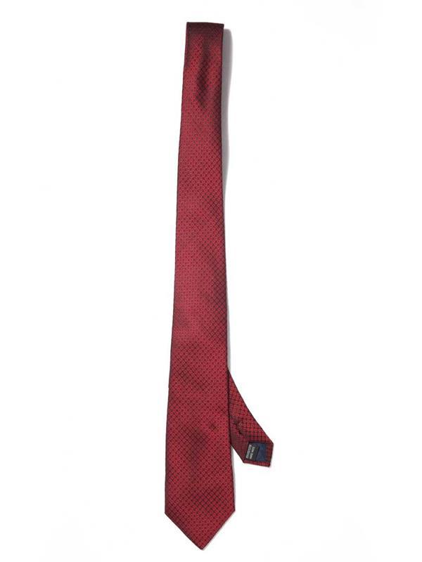 Kingscrest Minimal Dark Maroon Polyester Tie