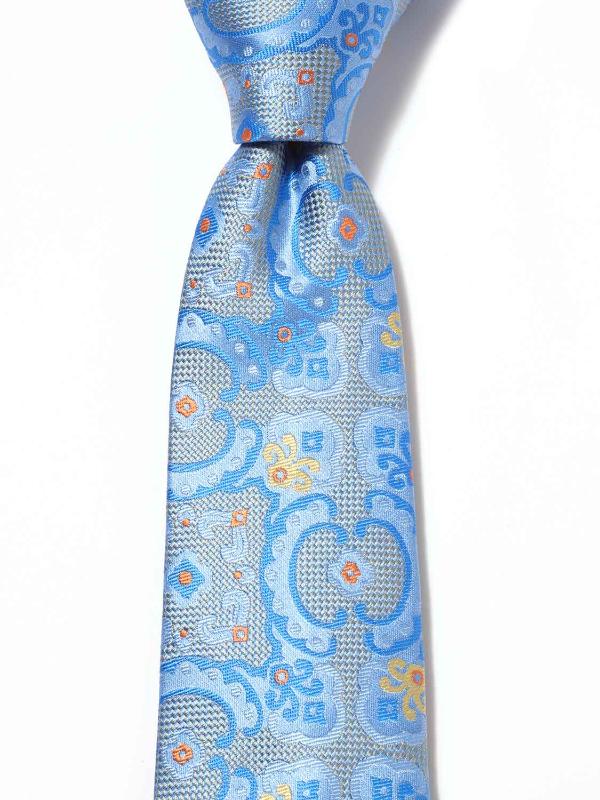 Torino Light Blue Silk Tie