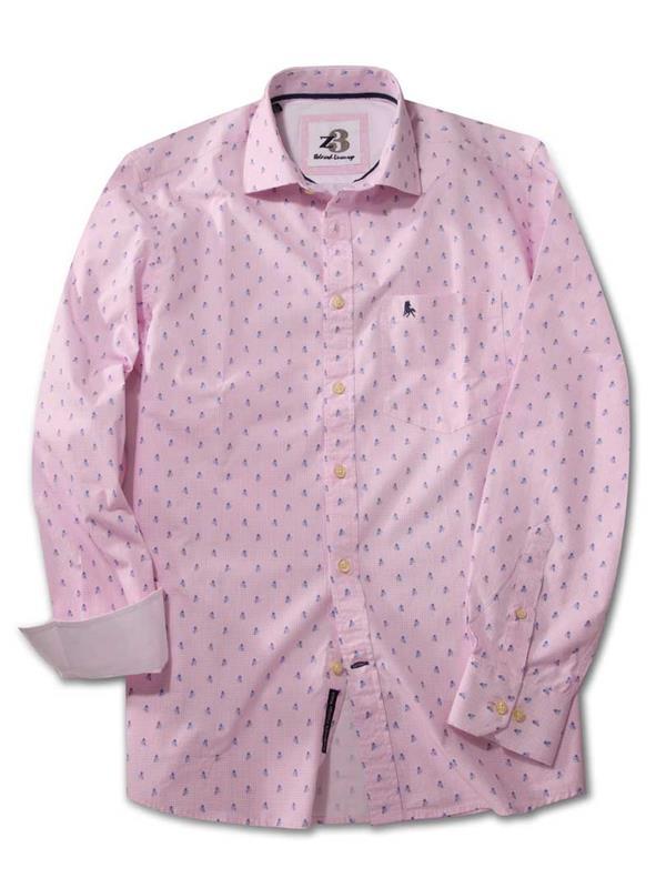 Sail Pink Check    Cotton Shirt