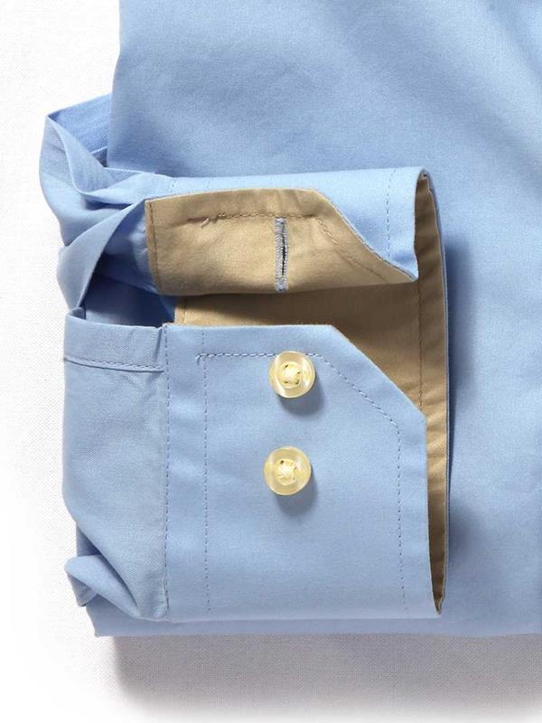 Bloom Sky Solid    Cotton Shirt