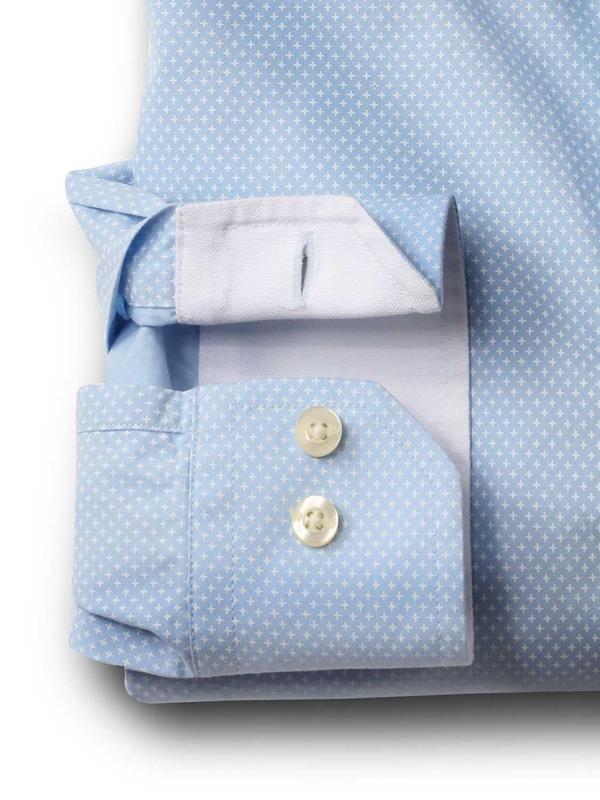 Sanchez Sky Printed Full sleeve single cuff   Cotton Shirt