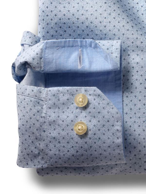 Danny Sky Printed Full sleeve single cuff   Cotton Shirt
