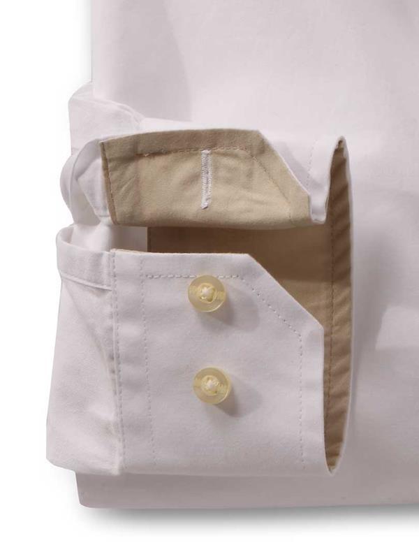 Bloom White Solid    Cotton Shirt