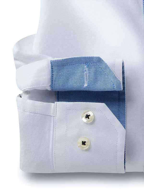 Regatta Oxford White Solid Tailored Fit Casual Cotton Shirt