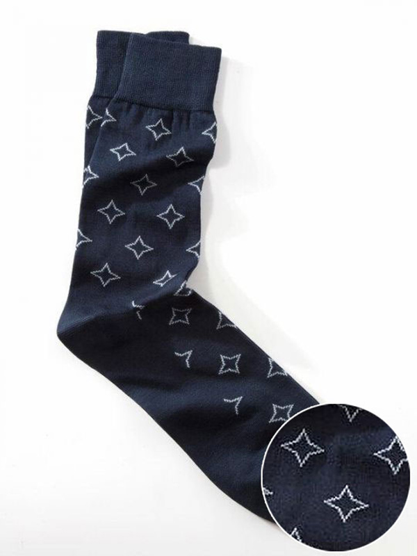 Z3 Navy/ Sky Fashion Cotton Socks