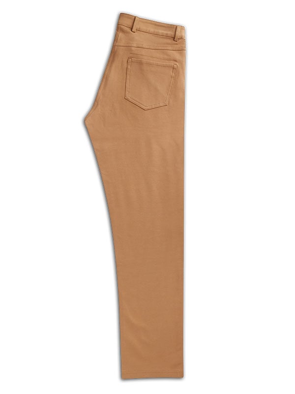 z3 Khaki 5 Pocket Tailored Fit Pants With ‘4 Way‘ Stretch 