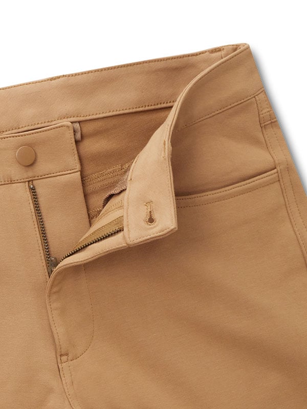 z3 Khaki 5 Pocket Tailored Fit Pants With ‘4 Way‘ Stretch 
