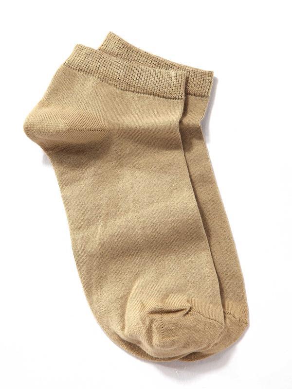 Z3 Peds Beige Solids Cotton Socks