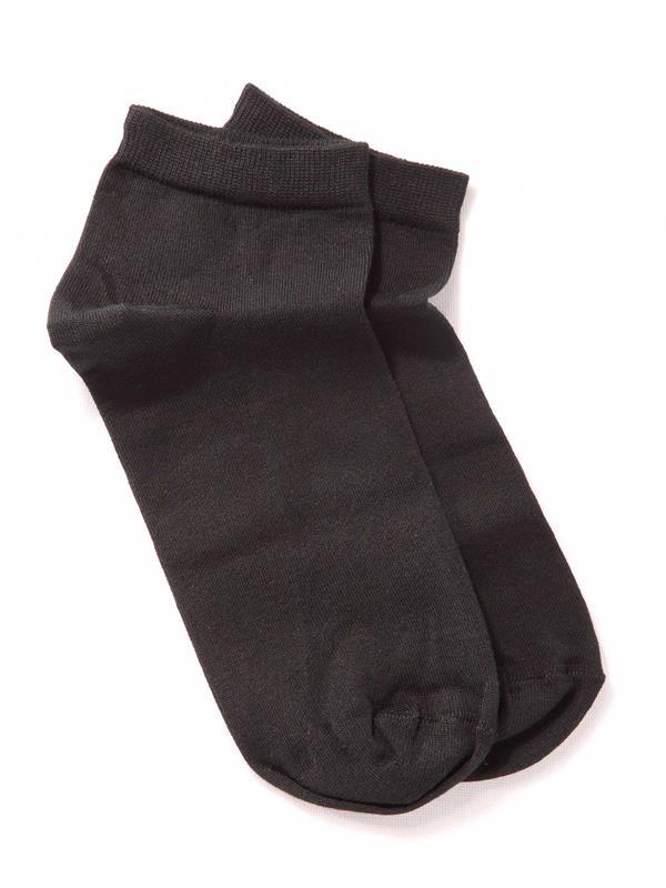 Z3 Peds Black Solids Cotton Socks
