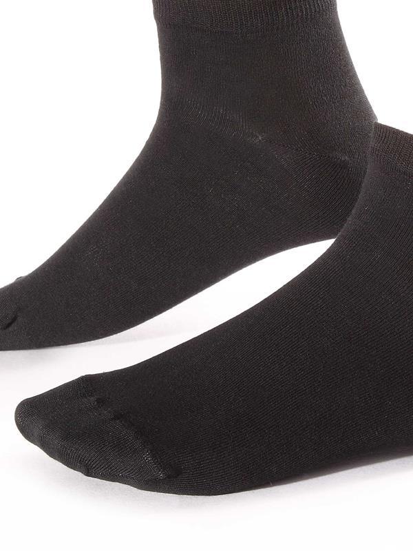Z3 Peds Black Solids Cotton Socks