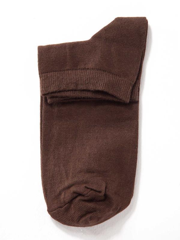 Z3 Peds Brown Solids Cotton Socks