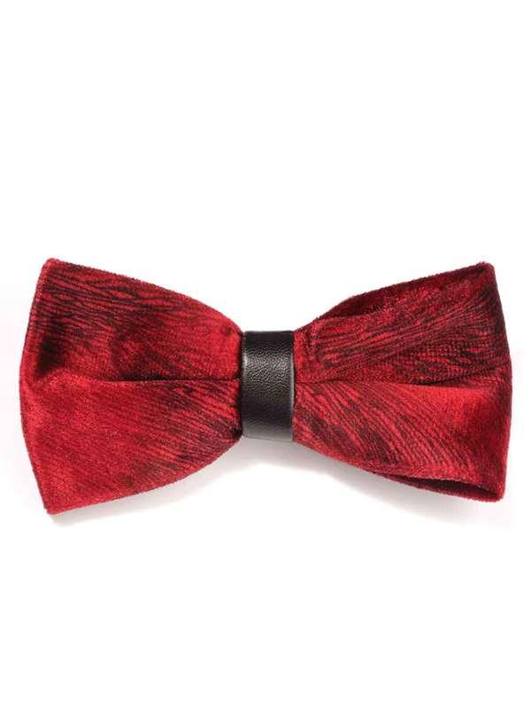 ZBT-31 Solid Maroon Polyester Tie