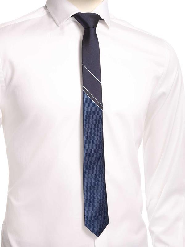 ZT-242 Solid Blue Polyester Tie