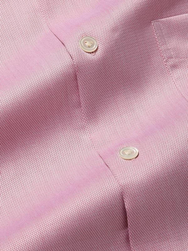 Antonello Rose Solid Full sleeve double cuff Tailored Fit Classic Formal Cotton Shirt