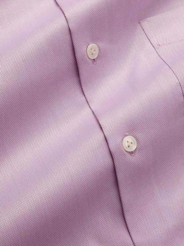 Antonello Purple Solid Full sleeve single cuff Tailored Fit Classic Formal Cotton Shirt
