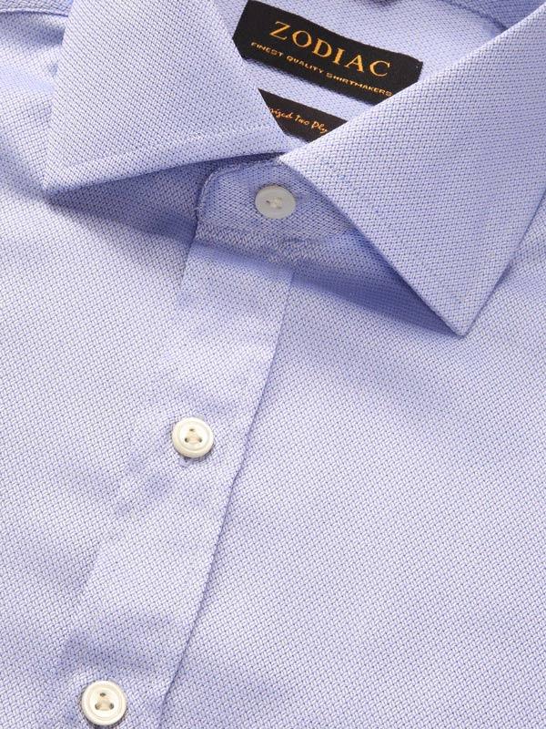 Tramonti Sky Solid Full sleeve single cuff Classic Fit Formal Cotton Shirt