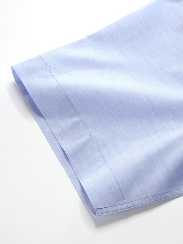 Venete  Sky Solid Half sleeve Classic Fit Semi Formal Cotton Shirt