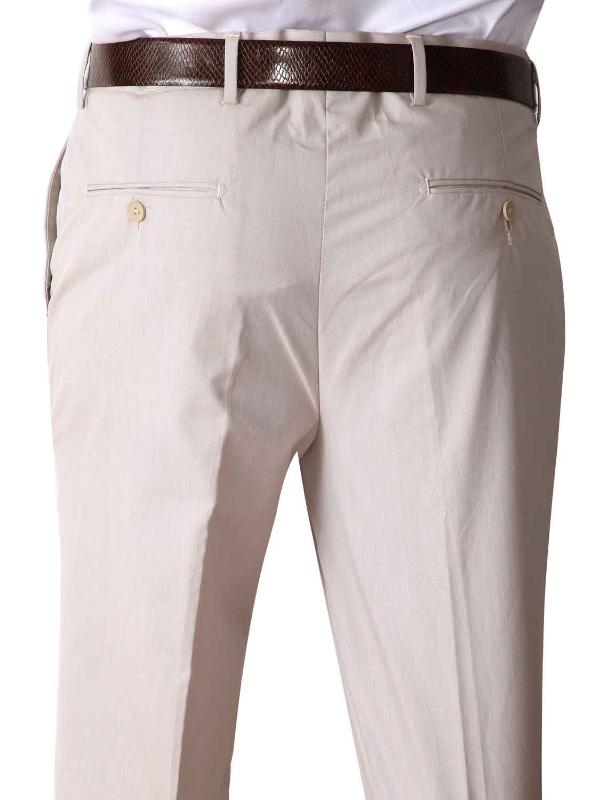 Sierra Fil-A-Fil Stone Classic Fit Cotton Trousers
