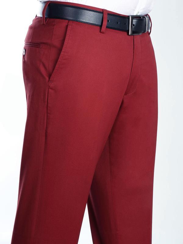 Red Cotton Trousers