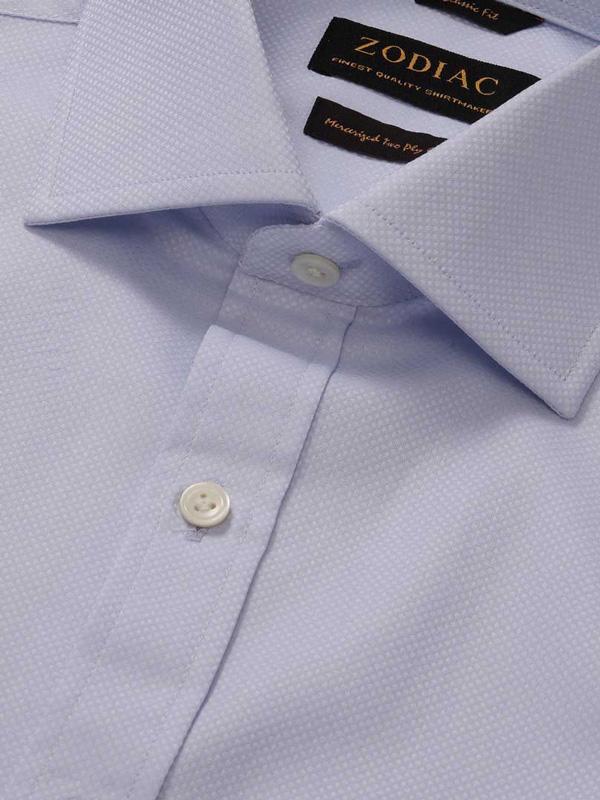 Cione Sky Solid Full sleeve double cuff Classic Fit Classic Formal Cotton Shirt